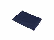 Drap plat bleu marine 100% coton 180x290