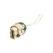 Electro Dh - Support de lampe halogène G9 bi-pin avec soporte 250 v Avec câble en fibre de verre de 15 cm . 12.073 8430552116980