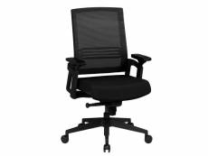 Finebuy design chaise bureau tissu chaise exécutif rembourré chaise tournante | chaise de pivotant avec accoudoirs - 120 kg capacité de charge - régla