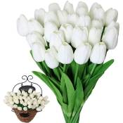 Ineasicer - Lot de 10 mini tulipes artificielles hollandaises