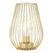 Jhy Design - Lampe à piles en métal en forme de cage,