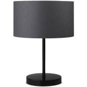 Lampe de bureau margate E27 hauteur 35 cm noir / anthracite