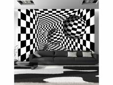 Papier peint couloir noir et blanc A1-4XLFT128
