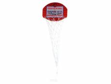 Paris prix - panier à linge "basketball" 40cm rouge