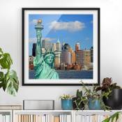 Poster encadré - New York Skyline Dimension HxL: 20cm