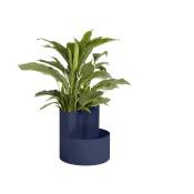 Pot à plantes en métal bleu Owal - noo.ma