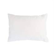 Protège-oreiller molleton blanc 63 x 63