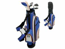 Sac de golf skymax junior bleu/noir, 24x31x70 cm, polyester