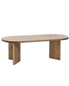 Table à manger en bois de sapin vieilli 160x75cm