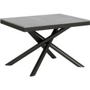 Table extensible 90x120/380 cm Famas Evolution Ciment