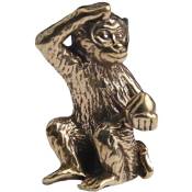 Tlily - Bronze Mini Singe Statue Singe Statue Paysage