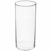 Vase cylindre verre H30cm Atmosphera créateur d'intérieur