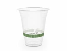 Verre en pla compostable - 340 ml - lot de 1000 - vegware
