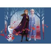 Affiche La Reine des neiges Anna & Elsa - 160 x 110