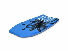 Bodyboard planche de surf 41" en xpe avec sangle pour plus de 14 ans charge 85kg 104x50x6cm cocotier bleu helloshop26 20_0000077
