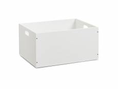 Boîte de rangement, blanc, 40x30x20 cm, zeller