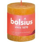 Bolsius - Stumpenkerze Rustiko Shine 8x7cm honigwarengelb