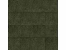 Carreaux adhésifs en cuir écologique rectangle vert olive grisé - 357256 - 1 m² 357256