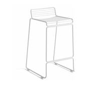 Chaise de bar en métal blanc 65 cm Hee - HAY