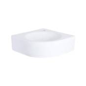 Cleo lavabo en céramique 30 x 30 x 10 cm blanc - Differnz