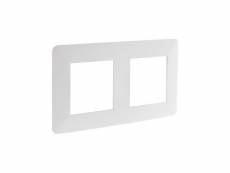 Double plaque de finition horizontale blanche - artezo ART3545411357208