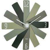 Horloge murale Tfa Dostmann 60.3020.04 à quartz 400 mm x 37 mm x 400 mm vert, olive, vert forêt mécanisme d'horloge silencieux R053532