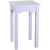 Iperbriko - Table de présentation en bois blanc