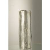 Jolipa - Vase en céramique argent 16.5x16.5x50 cm
