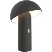 Lampe de table sans fil led tod black Noir Métal H28CM