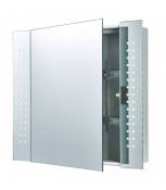 Miroir LED salle de bain Revelo Verre,acier Argent,verre