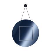 Miroir micaron 68 cm bleu - Mathieu Challières