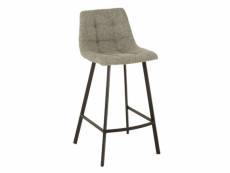 Paris prix - chaise de bar design "stéphane" 97cm gris