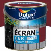 Peinture Ecran+ Fer protection antirouille Dulux Valentine brillant rouge basque RAL 3004 2L