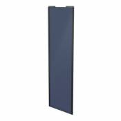 Porte de placard coulissante bleu avec cadre noir GoodHome Arius H. 248 5 x L. 92.2 cm