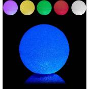 Relaxdays - Boule lumineuse led, couleur changeante,