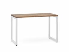 Table bureau icub strong eco 60x120x75 cm blanc effect-vintage