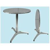 Table de bar ronde pliante inclinable en aluminium 60xh70 table basse Fraschetti