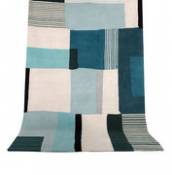 Tapis Boro Large / 200 x 300 cm - Maison Sarah Lavoine bleu en tissu