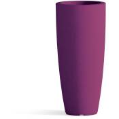 Tekcnoplast - Pot rond en résine h 70 mod. Agave violet