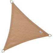 Voile d'ombrage triangulaire Coolfit sable 3,6 x 3,6