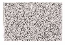 WENKO Tapis de bain Chenille gris clair - Tapis de bain, tapis de douche, velouté & antidérapant, Polyester, 50 x 80 cm, Gris clair