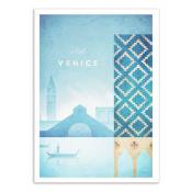 Affiche 50x70 cm - Visit Venice - Henry Rivers