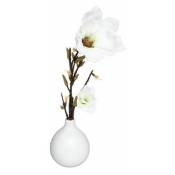 Atmosphera - Composition Florale & Vase Magnolia 37cm