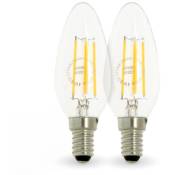 Eclairage Design - Lot de 2 Ampoules led Flamme Filament