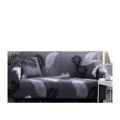 Housse de canapé 2 places grise 145-185cm confortable et résistant