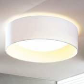 LED Plafonnier Tissu 'Franka' en textile pour salon & salle à manger