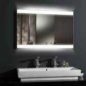 Miroir 100x70 cm avec rétro-éclairage - LED Korinto