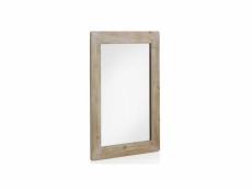 Miroir vertical bois - annette - l 60 x l 1.5 x h 80 cm - neuf