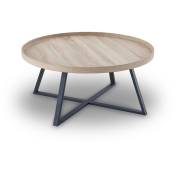 Mobilier Deco - dreya - Table basse ronde en bois clair
