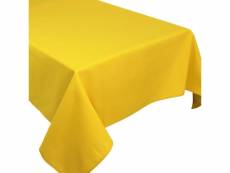 Nappe rectangle 160x350 cm diabolo jaune curcuma traitement